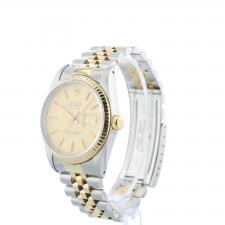Gents Rolex DateJust 16233 18ct Yellow Gold Stainless Steel case with Gilt Tapestry dial