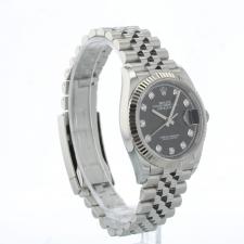 Gents Rolex Datejust 36 126234 Steel case with Black Diamond dial