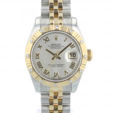 Ladies Rolex Datejust 179313 18ct Yellow Gold   Stainless Steel case with MOP dial