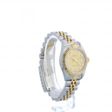 Ladies Rolex DateJust 69173 18ct Yellow Gold   Stainless Steel case with Gilt Diamond dial