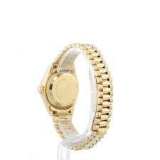 Ladies Rolex Datejust 69178 18ct Yellow Gold case with Silver Diamond Dot dial