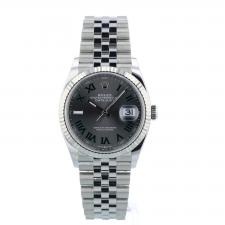 Gents Rolex DateJust 36 126234 Steel case with Wimbledon dial