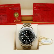 Gents Omega Seamaster 21230412001003 Steel case with Black dial