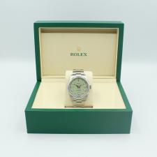 Gents Rolex Oyster Perpetual 134300 Stainless Steel case with Pistachio dial