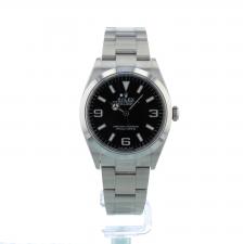 Gents Rolex Explorer 124270 Steel case with Black dial