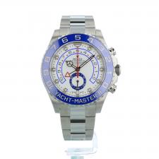 Gents Rolex Yacht-Master II 116680 Steel case with White dial