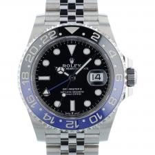 Gents Rolex GMT Master II 126710BLNR Stainless Steel case with Black dial