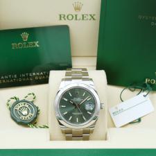 Gents Rolex Datejust 41 126300 Stainless Steel case with dial