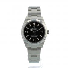 Gents Rolex Explorer 124270 Steel case with Black dial