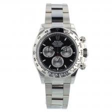 Gents Rolex Daytona 126509 18ct White Gold case with Black dial