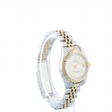 Ladies Rolex Datejust 79173 18ct Yellow Gold Stainless Steel case with Cream Jubilee dial