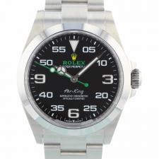 Gents Rolex Air King 126900 Stainless Steel case with Black dial