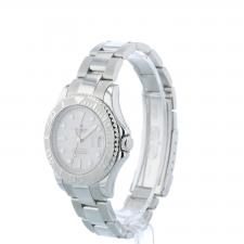 Ladies Rolex Yacht-Master 168622 Steel case with Silver dial