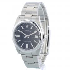 Gents Rolex Oyster Perpetual 41 124300 Stainless Steel case with Black dial