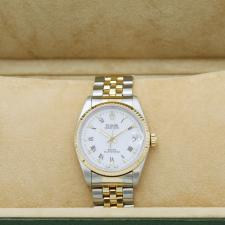 Gents Tudor Prince 72033 18ct Yellow Gold Stainless Steel case with White Diamond Dot dial