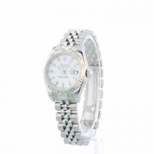 Ladies Rolex Datejust 179174 Steel case with White dial