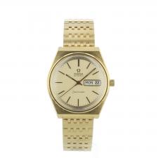 Gents Omega Seamaster 166.0210 G/P case with Gilt dial