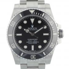 Gents Rolex Submariner Non Date 114060  case with Black dial