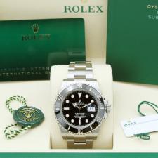 Gents Rolex Submariner Date 126610LN Stainless Steel case with Black dial