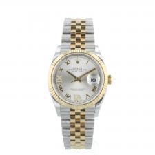 Gents Rolex Datejust 126233 18ct Yellow Gold   Stainless Steel case with Silver and Diamond dial