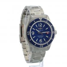 Gents Breitling Superocean Automatic 42 A17366 Steel case with Blue dial