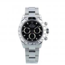 Gents Rolex Daytona 116520 Stainless Steel case with Black dial