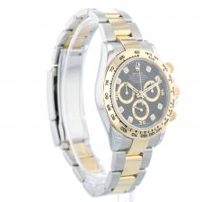 Gents Rolex Daytona 116503 18ct Yellow Gold Stainless Steel case with Black Diamond dial