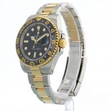 Gents Rolex GMT Master II 116713LN 18ct Yellow Gold   Stainless Steel case with Black dial