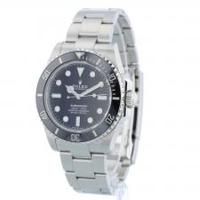 Gents Rolex Submariner Non Date 124060 Steel case with Black dial