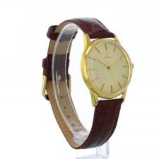 Gents Omega Dress  G/P case with Gilt dial