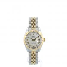 Ladies Rolex Datejust 179313 18ct Yellow Gold   Stainless Steel case with MOP dial