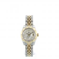 Ladies Rolex DateJust 28 179313 18ct Yellow Gold Stainless Steel case with MOP Diamond dial