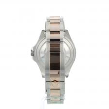 Gents Rolex Yacht-Master 37 268621 18ct Rose Gold Stainless Steel case with Black dial