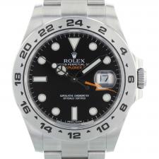 Gents Rolex Explorer II 216570 Steel case with Black dial