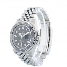 Gents Rolex GMT Master II 126710GRNR Stainless Steel case with Black dial