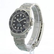 Gents Rolex Submariner Non Date 124060 Steel case with Black dial