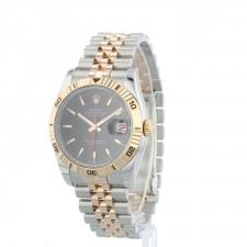 Gents Rolex Turnograph 116261 18ct Rose Gold   Stainless Steel case with Black dial