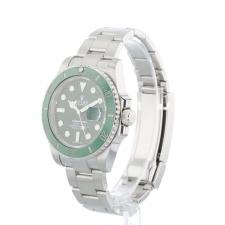 Gents Rolex Submariner Date 116610lv Steel case with Green dial