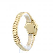 Ladies Rolex DateJust  69178 18ct Yellow Gold case with Blue Diamond dial