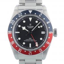 Gents Tudor Black Bay GMT 79830RB Steel case with Black dial