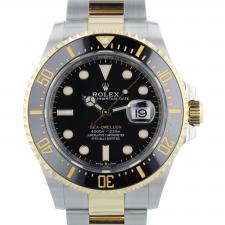 Gents Rolex Sea Dweller 126603 18ct Yellow Gold Stainless Steel case with Black dial