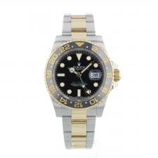Gents Rolex GMT Master II 116713LN 18ct Yellow Gold   Stainless Steel case with Black dial