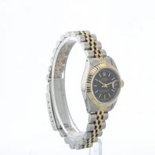 Ladies Rolex DateJust 69173 18ct Yellow Gold   Stainless Steel case with Black dial