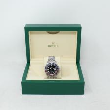 Gents Rolex GMT Master II 126710BLRO Oystersteel case with Black dial