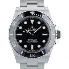 Gents Rolex Submariner Non Date 124060 Stainless Steel case with Black dial