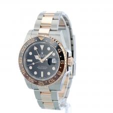 Gents Rolex GMT Master II 126711CHNR 18ct Rose Gold Stainless Steel case with Black dial