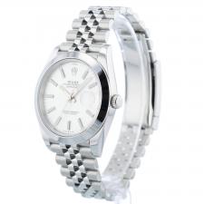Gents Rolex Datejust 41 126300 Steel case with Silver dial