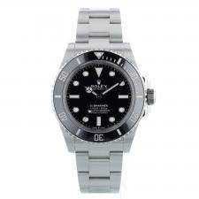 Gents Rolex Submariner Non Date 124060 Steel case with Black dial