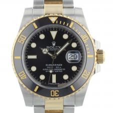 Gents Rolex Submariner Date 116613LN 18ct Yellow Gold   Stainless Steel case with Black dial