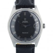 Gents Omega Geneve  Steel case with Black dial